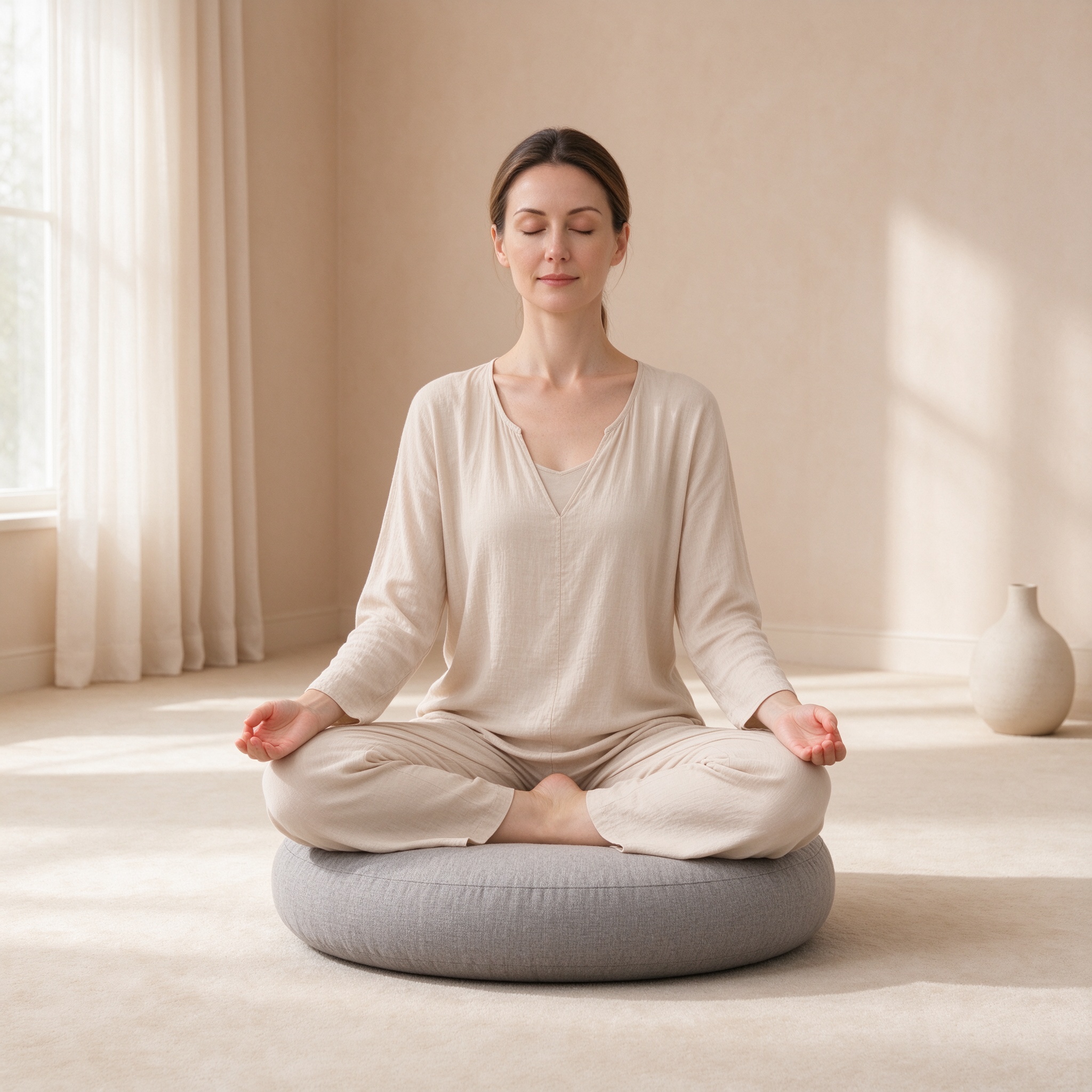 Zafu Meditation Cushion Lifestyle
